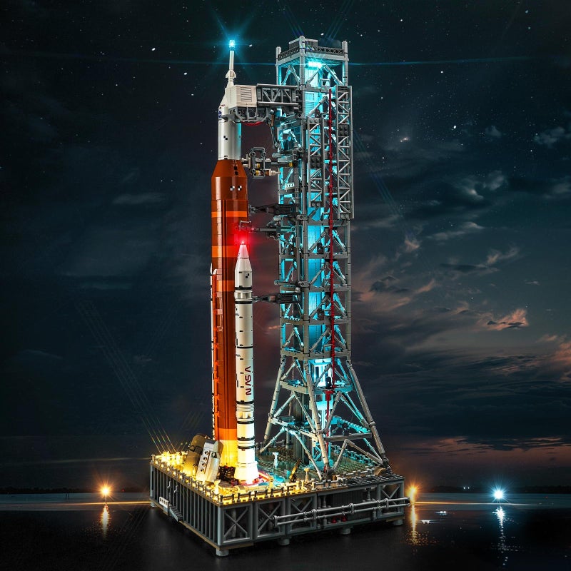 LocoLee مجموعة إضاءة LED LocoLee متوافقة مع نظام إطلاق الفضاء NASA Artemis 10341 - Image 3