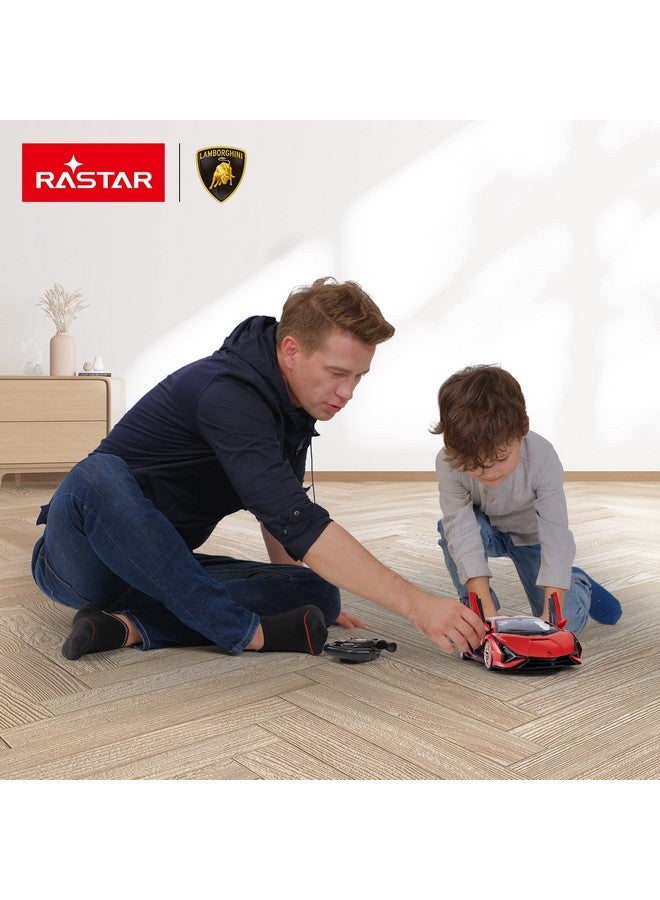 راستار RASTAR RC سيارة لامبورغيني سيان FKP 37 1/14 سيارة تحكم عن بعد، لعبة لامبورغيني سيارة Rc للأطفال من 6 إلى 12 - أحمر - Image 2