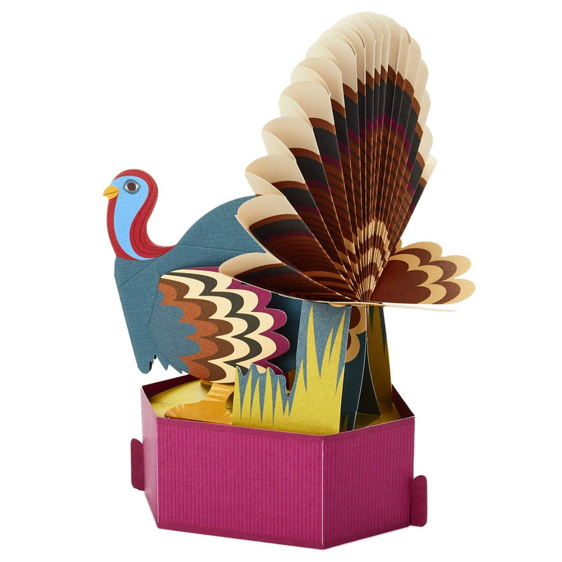 Hallmark Paper Wonder Thanksgiving Pop Up Card (Turkey) - Image 2