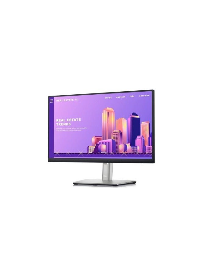 DELL P2222H 21.5'' FHD IPS Monitor, 1920x1080 Resolution, 60Hz Refresh Rate, 5 ms / 8ms Response Time, 16 9 Aspect Ratio, White LED Edgelight, sRGB 99%, Vesa 100mm, HDMI, DP | P2222H White - Image 2