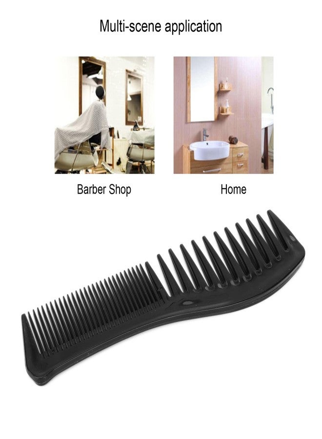 LZKW Detangling Comb, Plastic Wide Tooth Hair Comb Durable for Salon Use for Home(black) - Image 4
