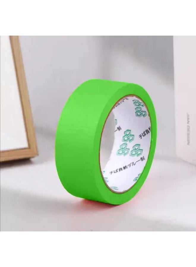 High Adhesive Green Masking Tape 35mm x 787 Inch Easy Tear Synthetic Rubber For Car Painting Crafts - Image 1