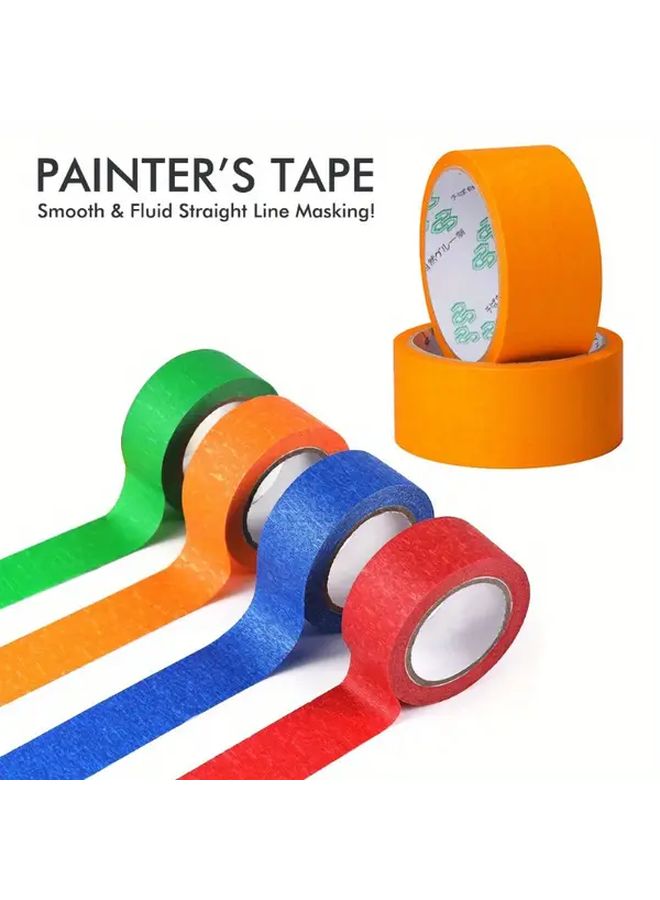 High Adhesive Green Masking Tape 35mm x 787 Inch Easy Tear Synthetic Rubber For Car Painting Crafts - Image 2