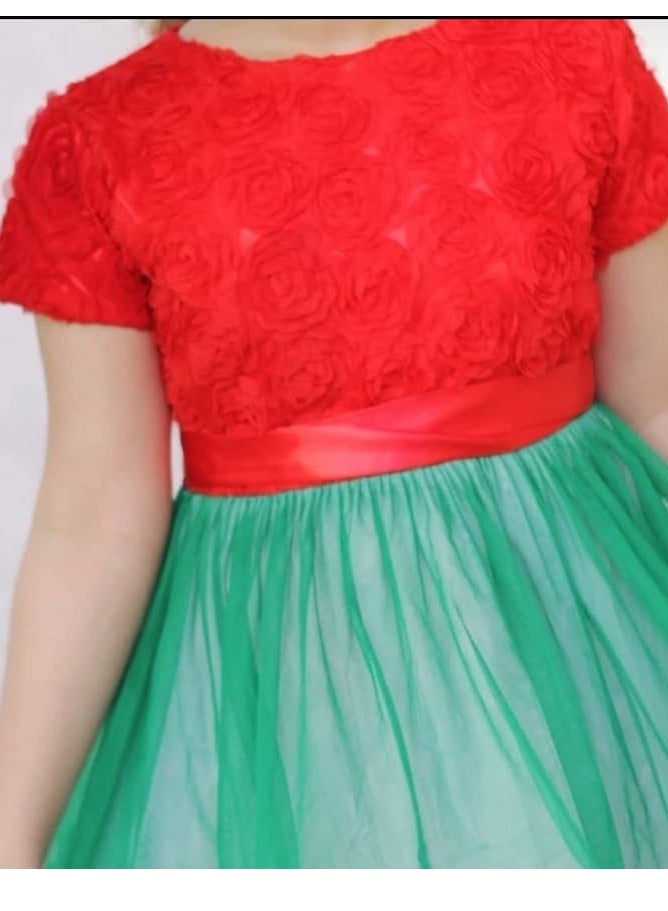 Lamora UAE National Day Flag Dress For Girls  - Image 4