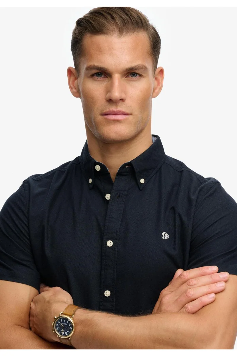 سوبر دراي Preppy Oxford Short Sleeve Shirt