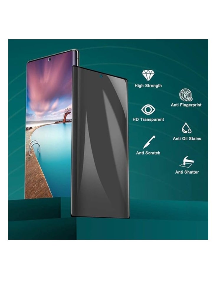 Generic - Samsung Galaxy Note20 Ultra/Note 20 Ultra 5G Privacy Screen Protector, [3D Curved] [Easy to Install, No Bubbles] 9H Hardness Anti-spy Tempered Glass Film for Samsung Galaxy Note 20 Ultra - Image 1