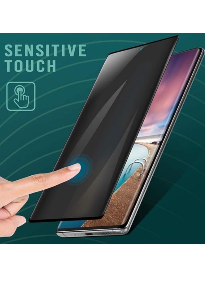 Generic - Samsung Galaxy Note20 Ultra/Note 20 Ultra 5G Privacy Screen Protector, [3D Curved] [Easy to Install, No Bubbles] 9H Hardness Anti-spy Tempered Glass Film for Samsung Galaxy Note 20 Ultra - Image 1