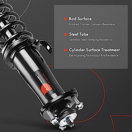 A-Premium مجموعة ممتص الصدمات والزنبرك الخلفي الكامل A-Premium (2) متوافقة مع لكزس IS250 2006-2013، IS350 2011-2013 - Image 5