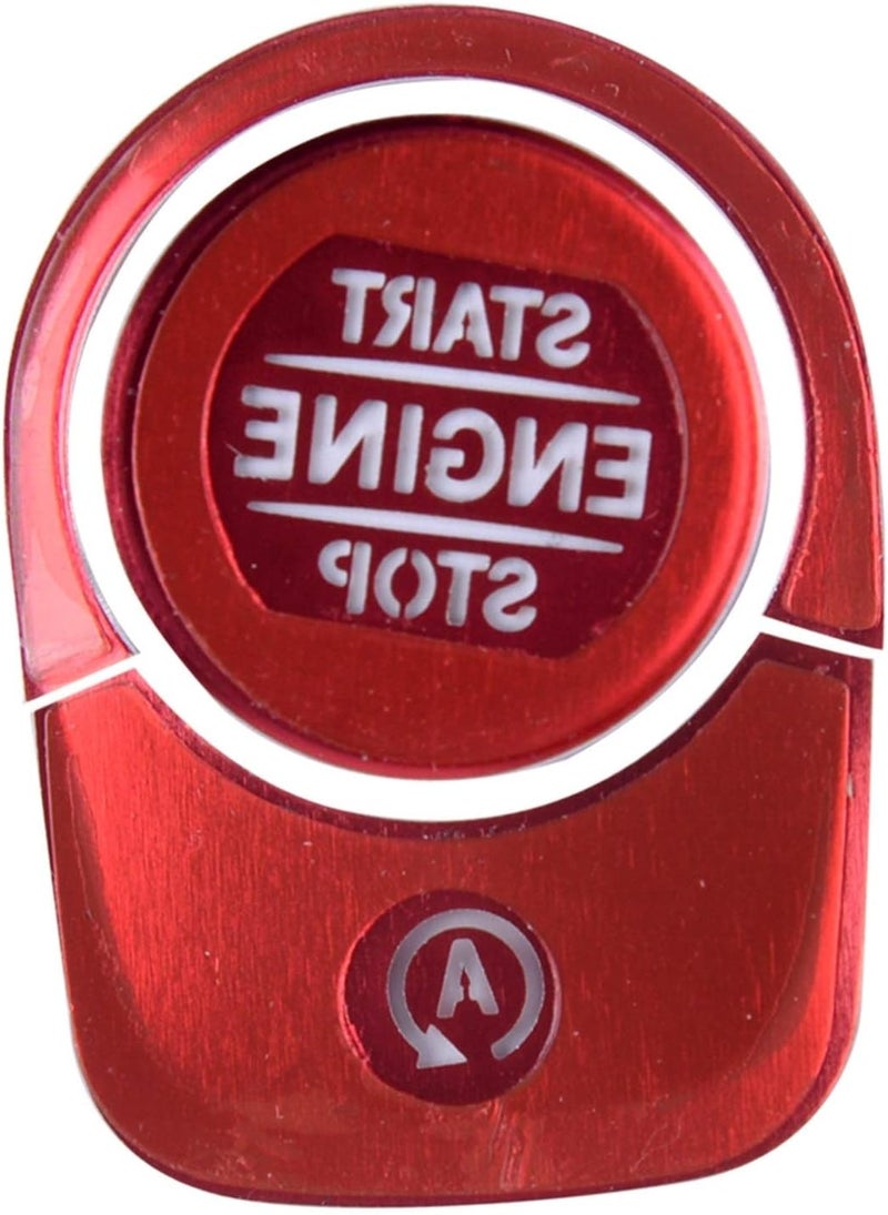 Wivplex غطاء زر بدء وإيقاف المحرك المعدني الأحمر Wivplex لسيارة بنز A-Class A220 W177 - Image 1