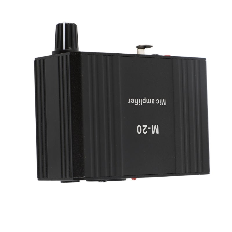 Microphone Preamp: 22db/27db High Gain - 48V Phantom Power Low Noise Mic Booster for Dynamic & Condenser Microphones Home Studio Recording Podcasting Live Streaming - Image 2