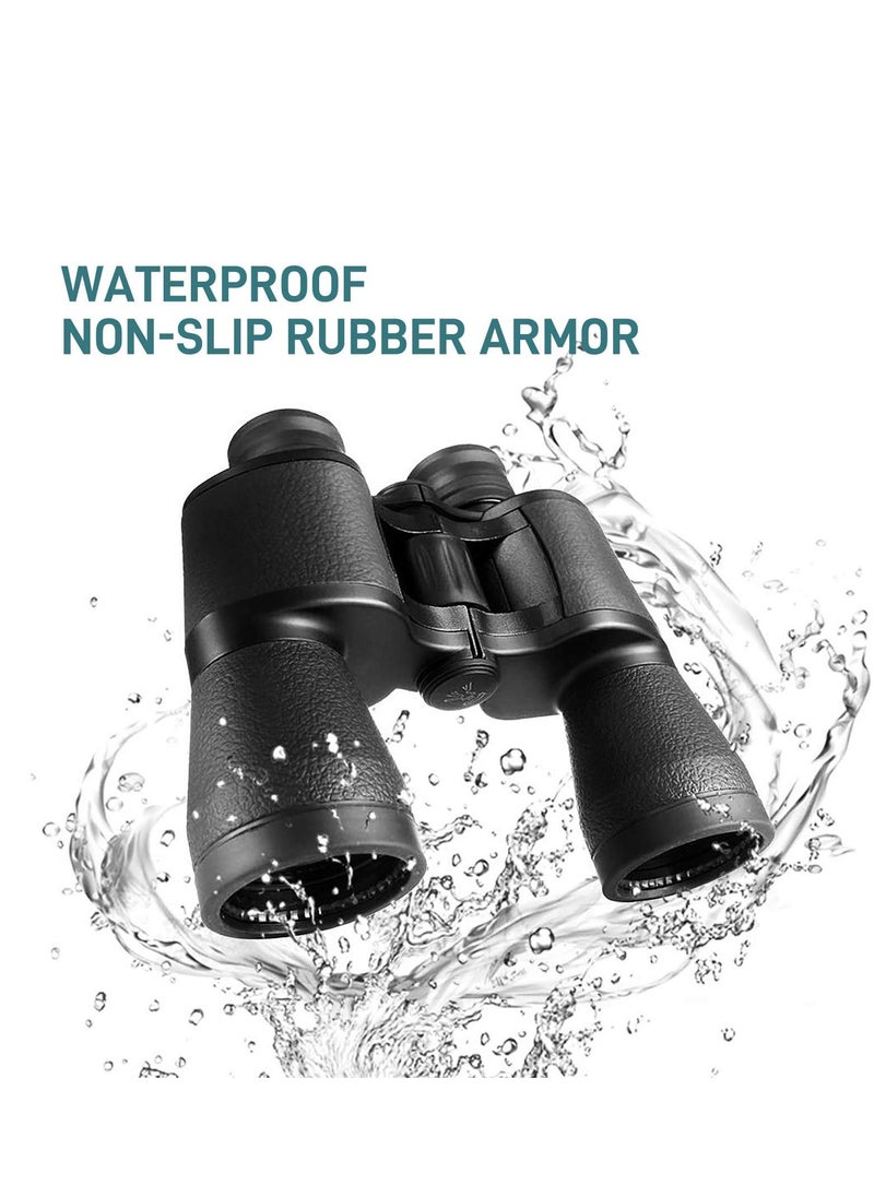 Generic 20x50 HD Binoculars for Adults High Powered Professional Waterproof/Compact Binoculars Durable & Clear BAK4 Prism FMC Lens,Bird Watching Binoculars for Adults Outdoor Sports Travel Hunting  - Image 5