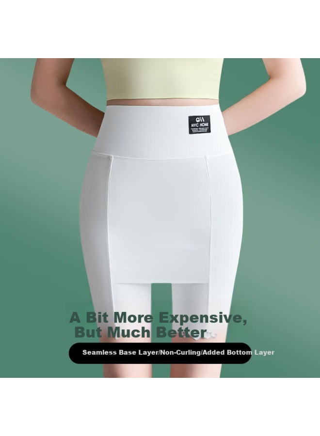 LANG SHA Langsha Women's Safety Shorts With Anti-light Leakage And Seamless Design, Triangle Area Coverage, Thin Style With Cotton Crotch, Five-point Base Shorts - Image 3