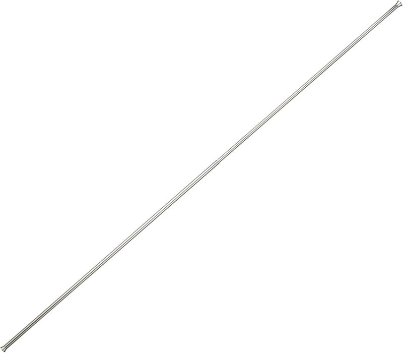 sulfar Tension Curtain Rod, Adjustable 54-90" Width - Nickel, Classic Finial - Image 1