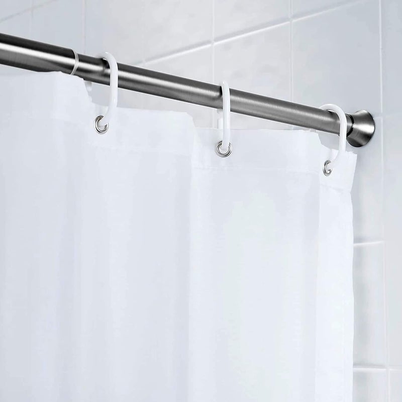 sulfar Tension Curtain Rod, Adjustable 54-90" Width - Nickel, Classic Finial - Image 5