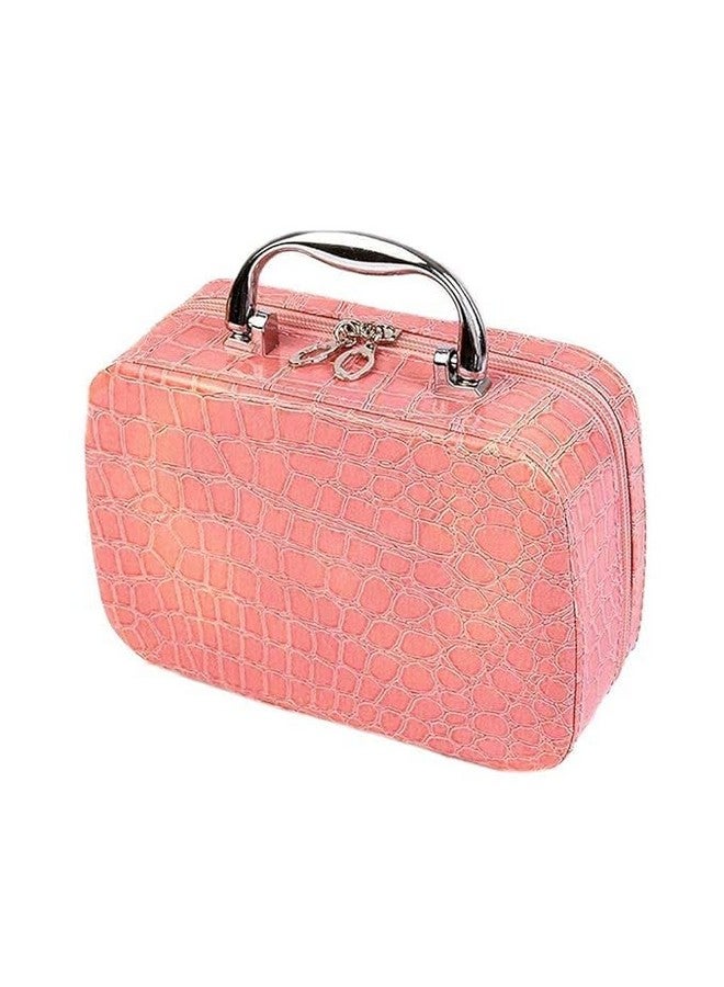 Vroxy Makeup Bag for Women Cosmetic Storage Box, Jewellery Vanity Organizer Makeup Box Cosmetic Box, Travel Cosmetic Storage Box (1Pcs) - Image 1