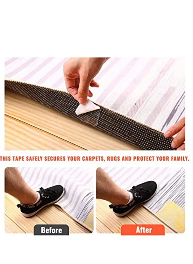 Double Sided Sticky Pads Reusable Tape, Multipurpose Nano Removable Traceless Mounting Tape, Washable Traceless Clear Adhesive Tape, Strong Pad Mounting Tape for Household