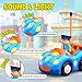 Elovien Remote Control Car for Toddlers RC Police Car Toys for 2 3 4 5 Year Old Boy Radio Controlled Cars Ages 24 with Lights Music First Birthday Gifts for Boys Girls Blue - Image 4