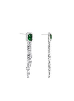 AWNL Green CZ Diamond Earrings  - Image 3