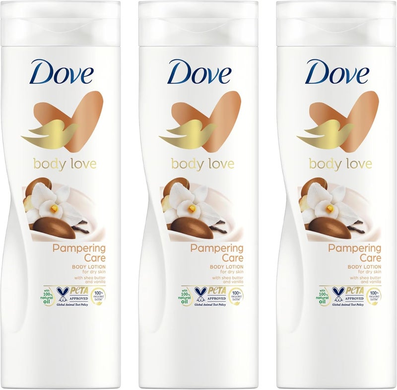 Dove Body Love Pampering Care Body Lotion with Shea Butter and Vanilla 400 ml for Dry Skin Click to Make Your Bulk Buy