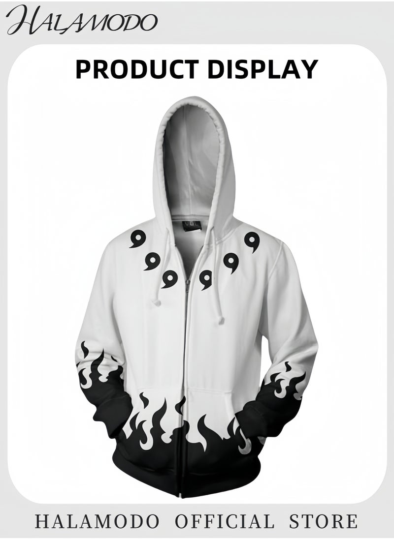 HALAMODO Unisex Hoodies with 3D Printed Sweatshirt Novelty Long-Sleeved Tops Fashion Youth Pullovers Casual Sweatshirts Sportswear with Drawstrings & Large Pockets for Men Women Boys Girls  - Image 2