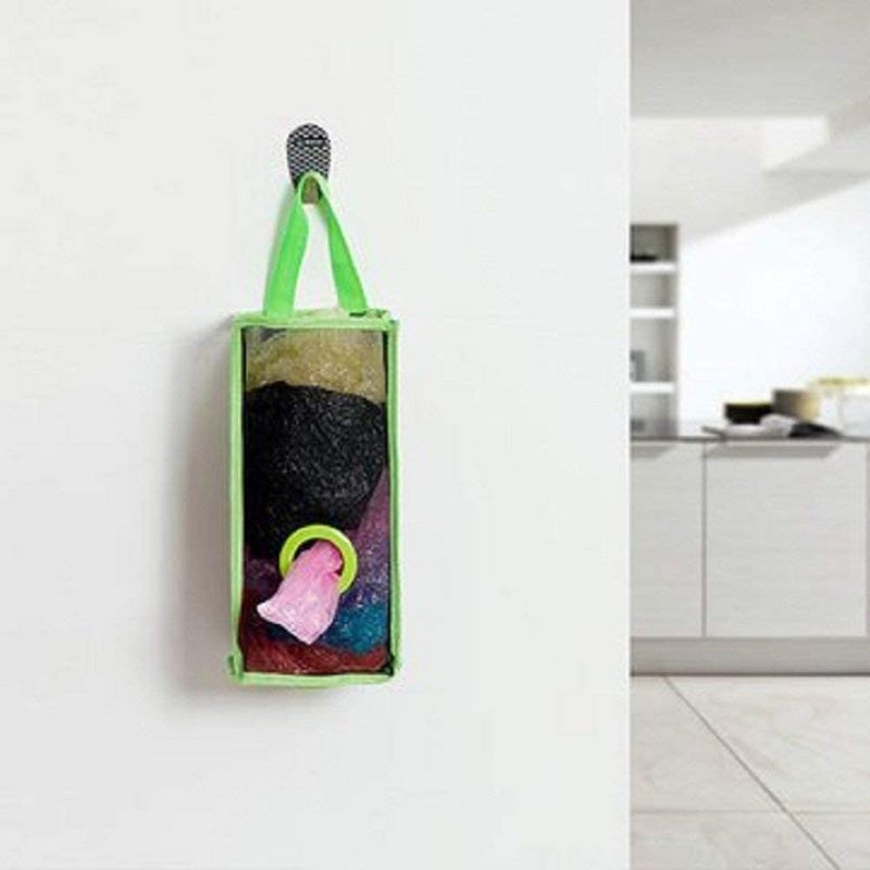 SITCO 1 Pc Multifunction Hanging Mesh Storage Bag Clothes Stuff Household Organizer for Home Kitchen Random Color  - Image 2