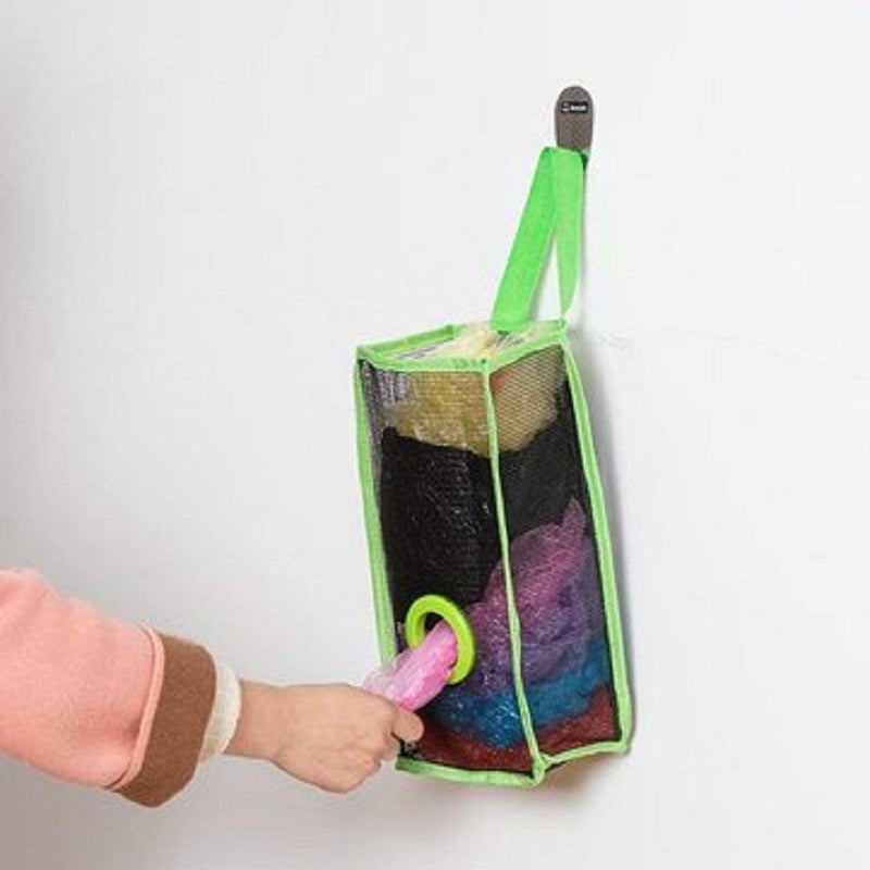 SITCO 1 Pc Multifunction Hanging Mesh Storage Bag Clothes Stuff Household Organizer for Home Kitchen Random Color  - Image 3