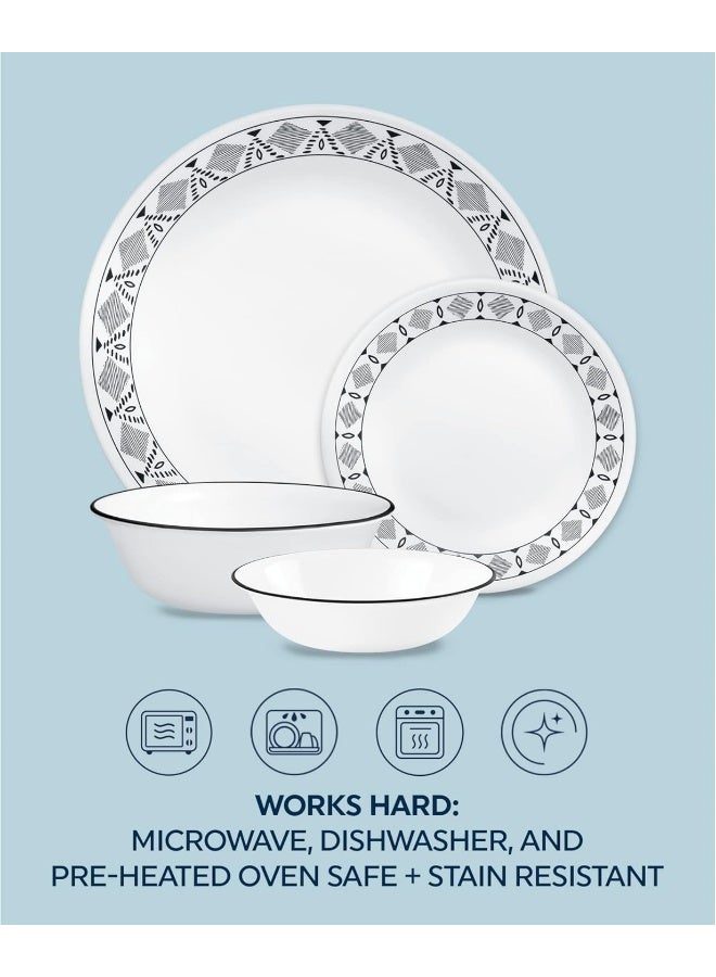 Corelle Cusco 16pc Dinner Set, Chip & Break Resistant - Image 5