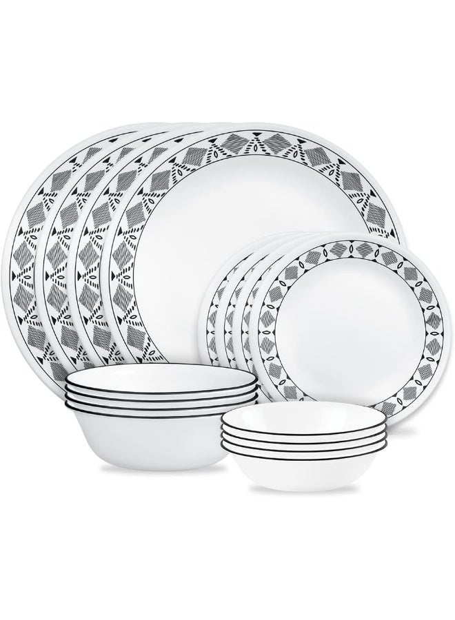 Corelle Cusco 16pc Dinner Set, Chip & Break Resistant - Image 1