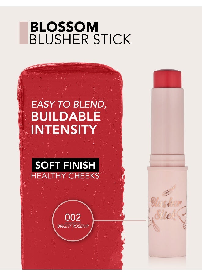 flormar Blusher Stick 002 Bright Rosehip 002 Bright Rosehip - Image 3