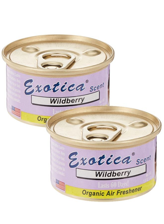 EXOTICA EXOTICA Organic Air Freshener Value Pack 2 count - Wildberry Scent  - Image 1