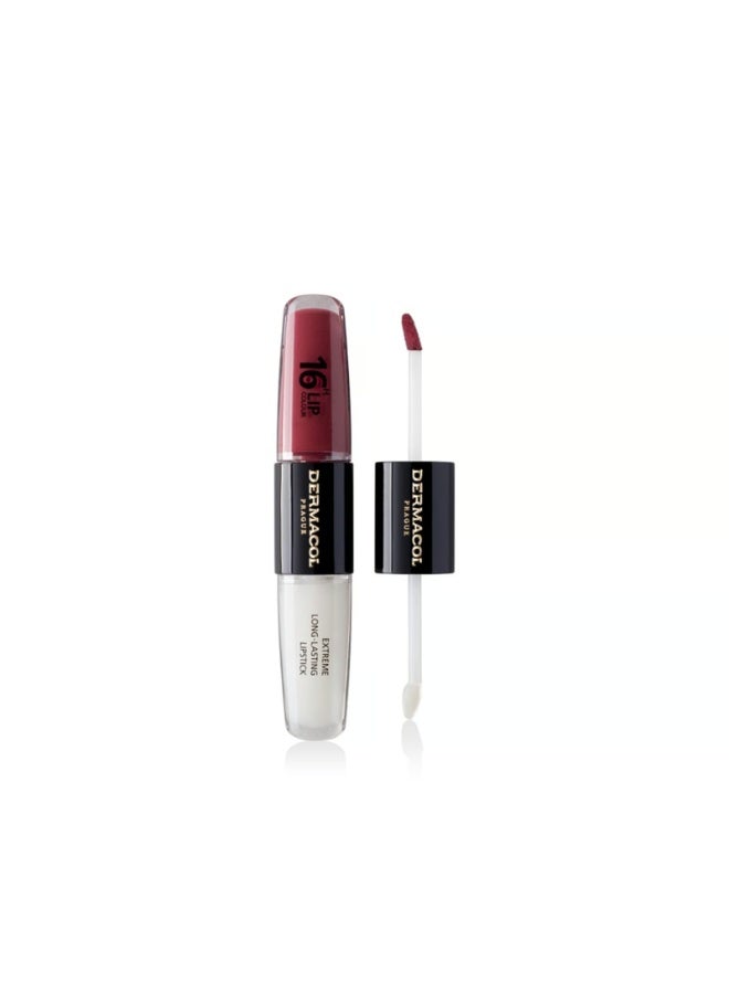 Dermacol 16h Lip Color 2-In-1 Extreme Long-Lasting Lipstick 28 - Image 1