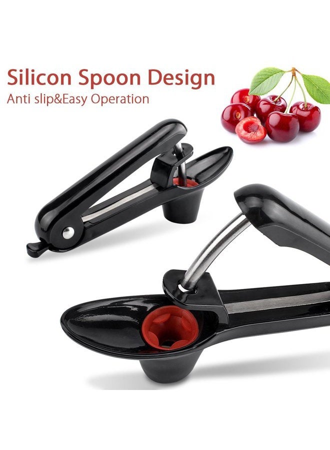 Ruibo Cherry Pitter Tool And Olive Pitter Remover Stoner Manual Kitchen Gadget Black - Image 2