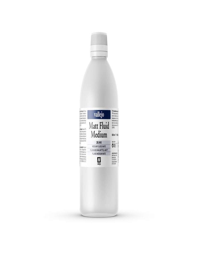 Vallejo : Acrylic Fluid Matt Medium : 500ml