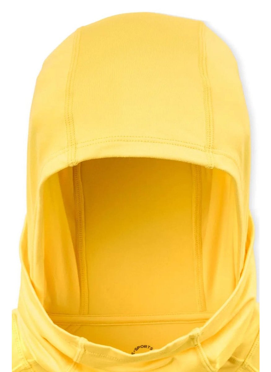 Tchibo Men Sportswear Fit Long Sleeves Insulated Functional Sweatshirt, Yellow  - Image 5