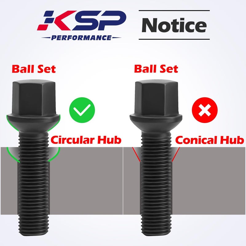 KSP PERFORMANCE KSP 15mm 5x100 Wheel Spacers with M14x1.5 Lug Bolts Compatible with Audi A3 A4 A6 A8 S4 S6 S8 TT, 2pcs 5x112 to 5x112 Hubcentric Spacer fit Golf Jetta Beetle Passat EOS Sedan Racing Car - Image 5