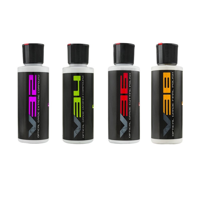 Chemical Guys Gap_VKIT_04 V Line Polish and Compound Sample Kit for Light to Heavy Swirls & Scratches (Safe for Cars, Trucks, SUVs, RVs, Motorcycles & More) 4-4 fl oz Items - Image 1