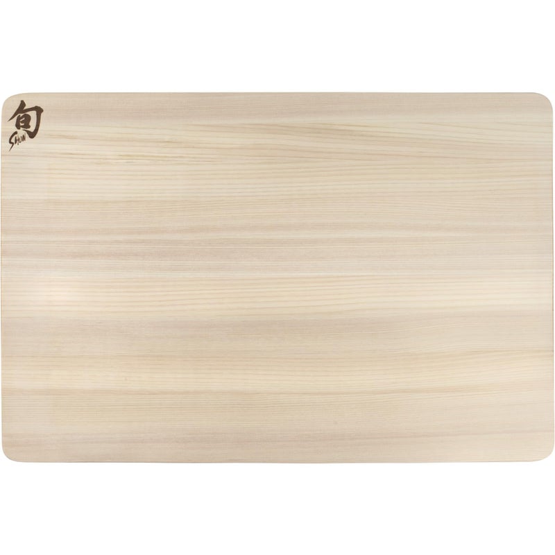 Shun Cutlery Large Hinoki Cutting Board 1775 x 1175 Large Wooden Japanese Chopping Board for Kitchen MediumSoft Wood Preserves Knife Edges Forest Stewardship Council Certified