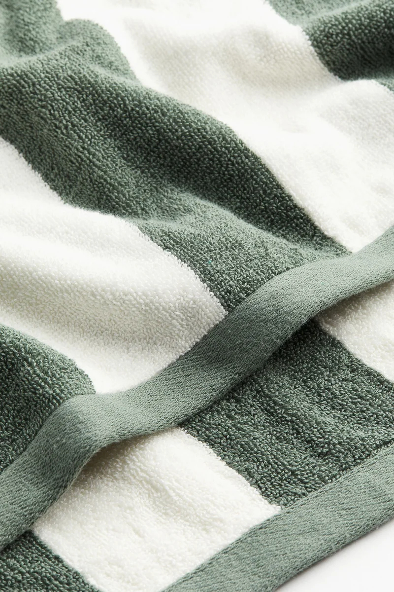 H&M Striped hand towel
