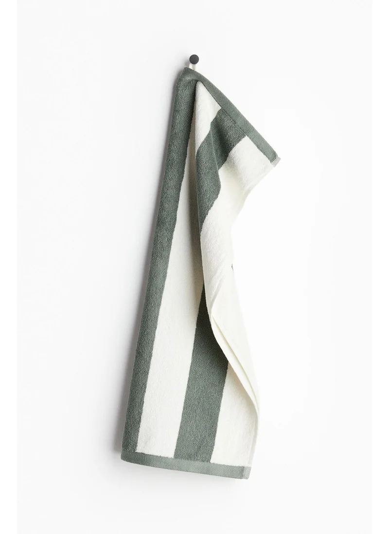 H&M Striped hand towel