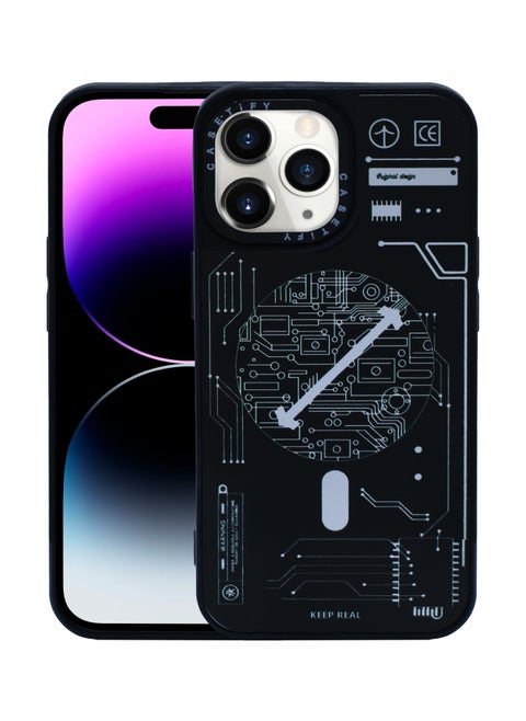 TechVisage Circuit Board Design iPhone 11 Pro Back Case Stylish Durable Modern Protective Cover