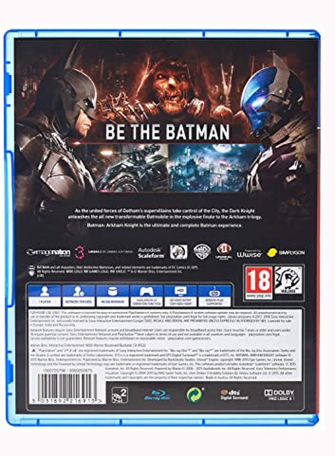 Warner Bros Batman Arkham Knight - (Intl Version) - Adventure - playstation_4_ps4 - Image 5
