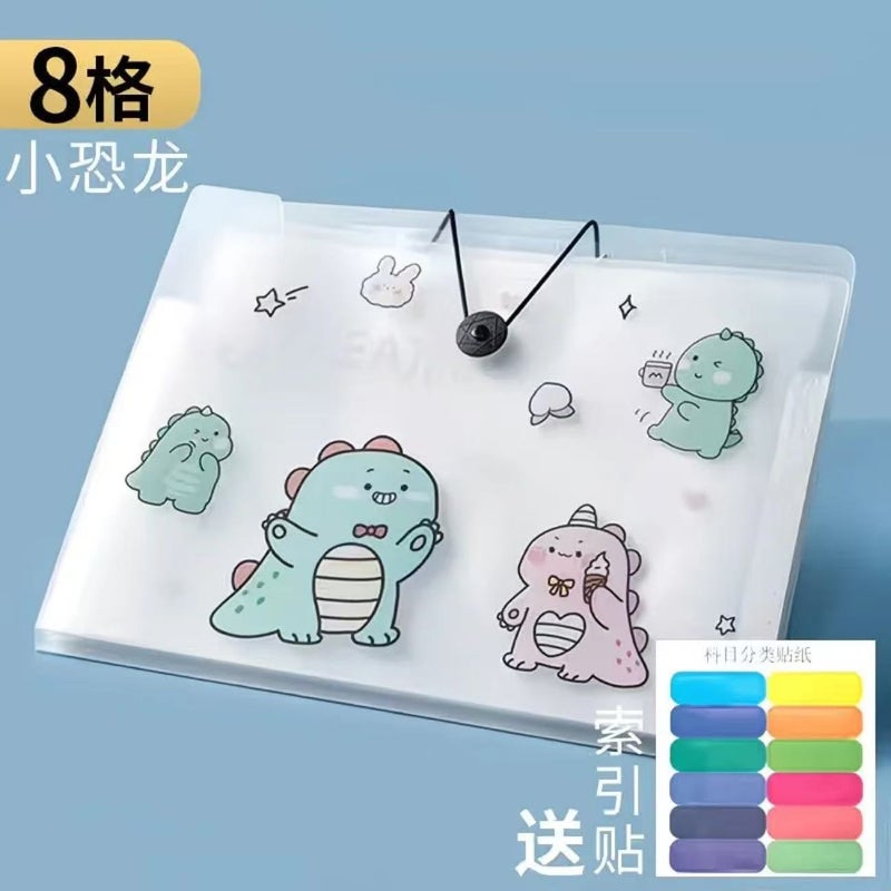 A4 Folder Multi-Layer Students Organize Artifact With Insert Test Paper - Image 1