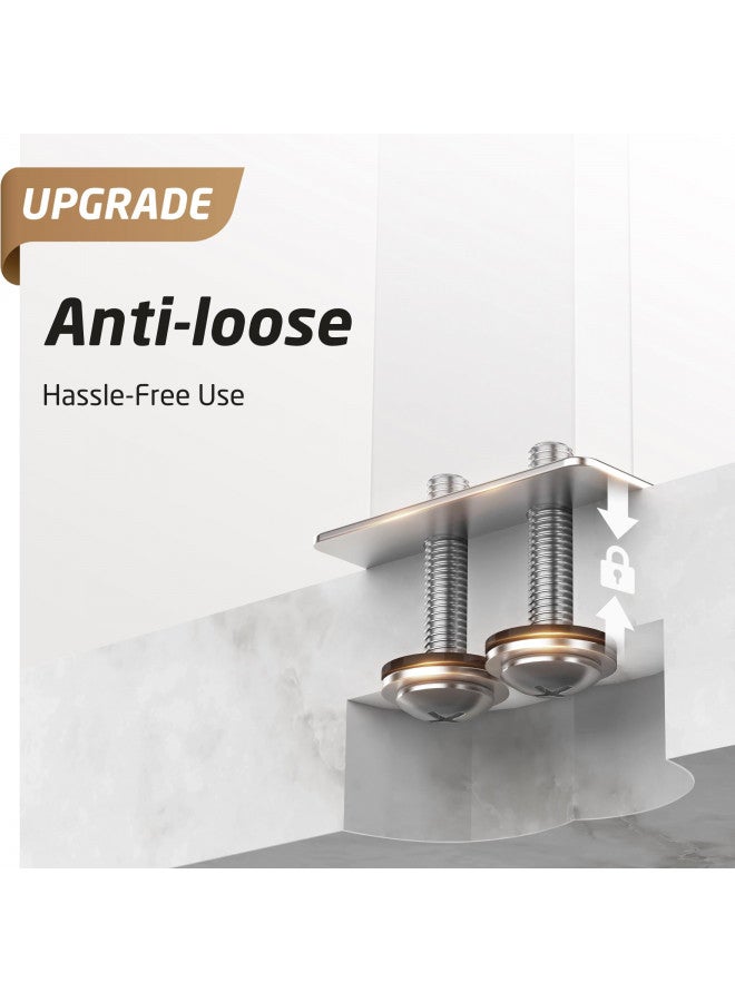 KES Standing Towel Rack 2-Tier Towel Rack Stand with Marble Base for Bathroom Floor, Upgrade Steady Design, Pro-Grade 18/8 Stainless Steel Brushed Finish, BTH217-2 - Image 4