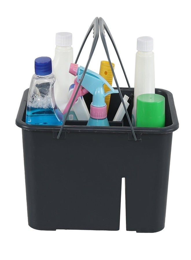 Xyskin Portable Shower Caddy Basket with Handle, Plastic Cleaning Caddy Bathroom Organizer Tote for College Dorm Essentials, Bath Storage, Grey - Image 1