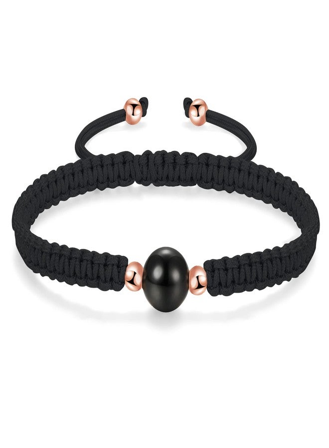 JENDEAR SHINE Natural Agate Bracelet for Women, 8MM Agate Bead Healing Stone Bracelet, Friendship Couple Birthday Gift - Image 1