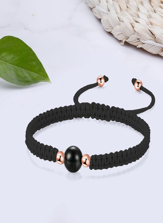 JENDEAR SHINE Natural Agate Bracelet for Women, 8MM Agate Bead Healing Stone Bracelet, Friendship Couple Birthday Gift - Image 2