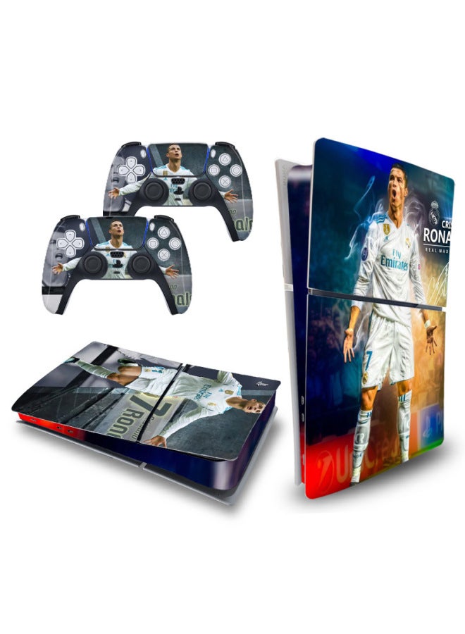 Loquat PS5slim Digital Version Game Machine Sticker Protective Color Film Skinstick Pain Sticker PS5SLIM Cartoon Film-Color:18 (digital Version) - Image 4