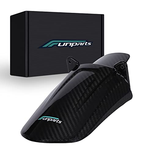 Funparts Sur Ron Rear Cushion Fender,Carbon Fiber Motorcycle Fender Mud Guard for Surron Sur Ron Light Bee X/S Segway X260 X160 Electric Dirt Bike - Image 1