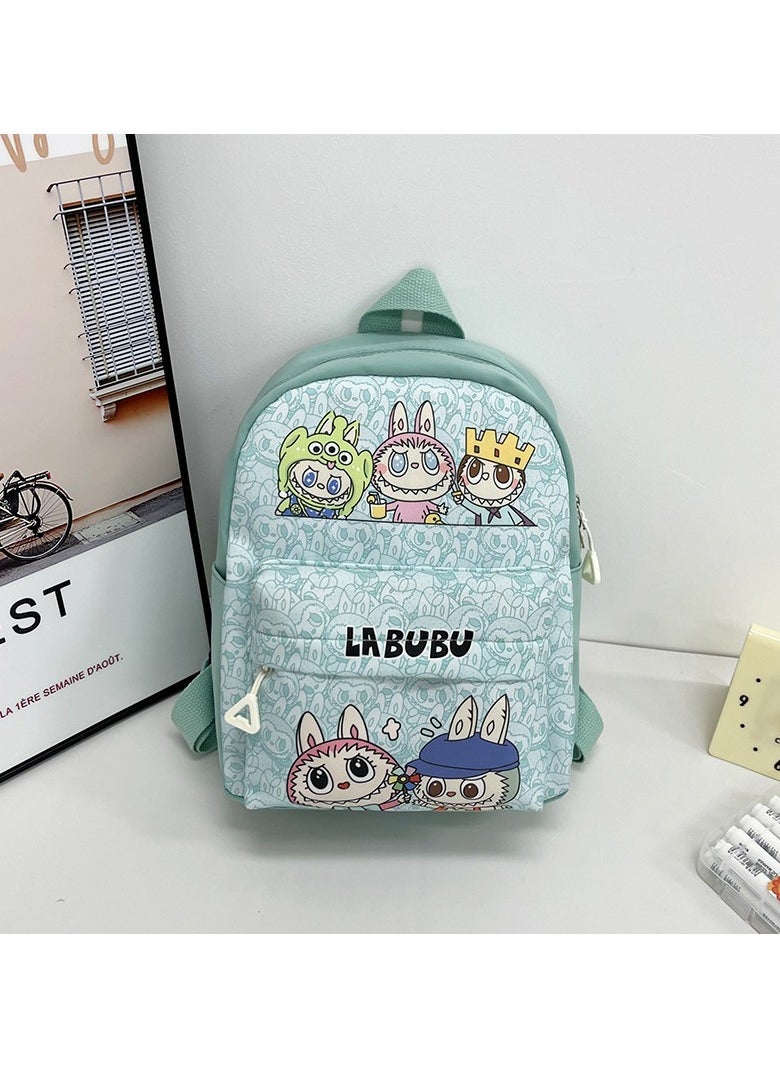 SKT Shiketro Labubu Children's Schoolbag Kindergarten Boys And Girls Trendy Backpack Cute Print Travel Backpack 24*31*10CM