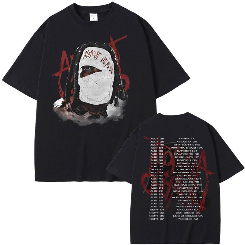 Rapper Lil Durk Healing Tour T-Shirt Men Women'S Hip Hop Fas - Image 2